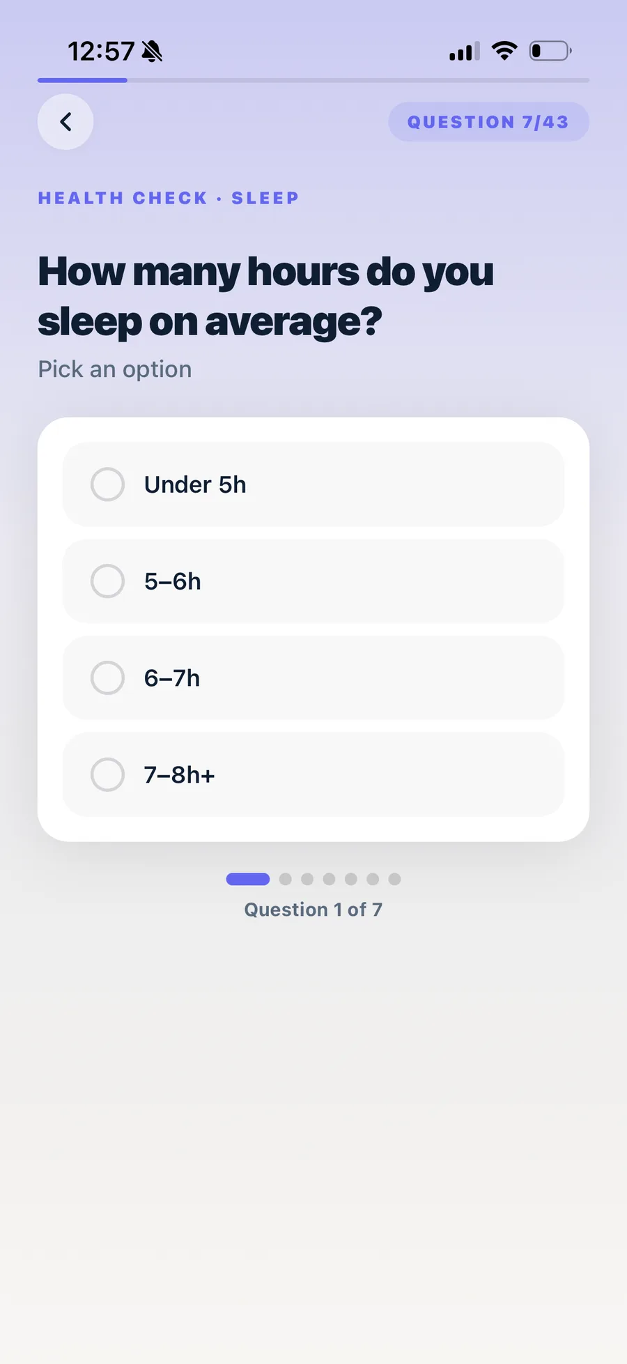 The questions